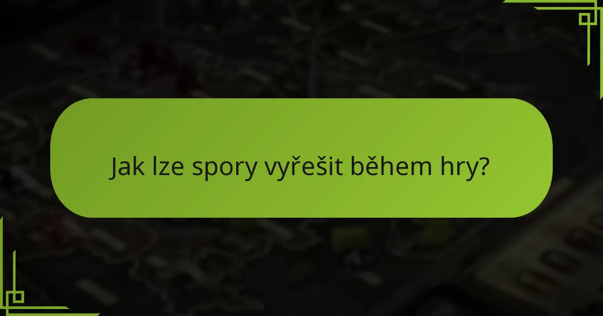 Jaké jsou běžné spory ohledně pravidel?