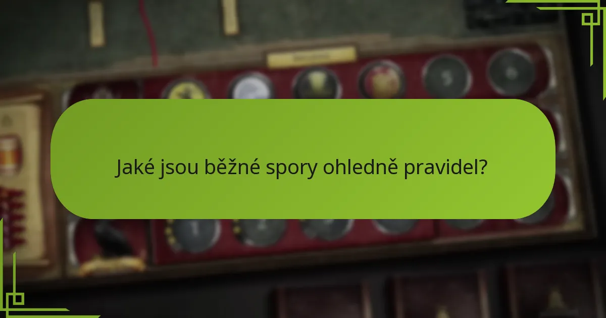 Jak lze spory vyřešit během hry?